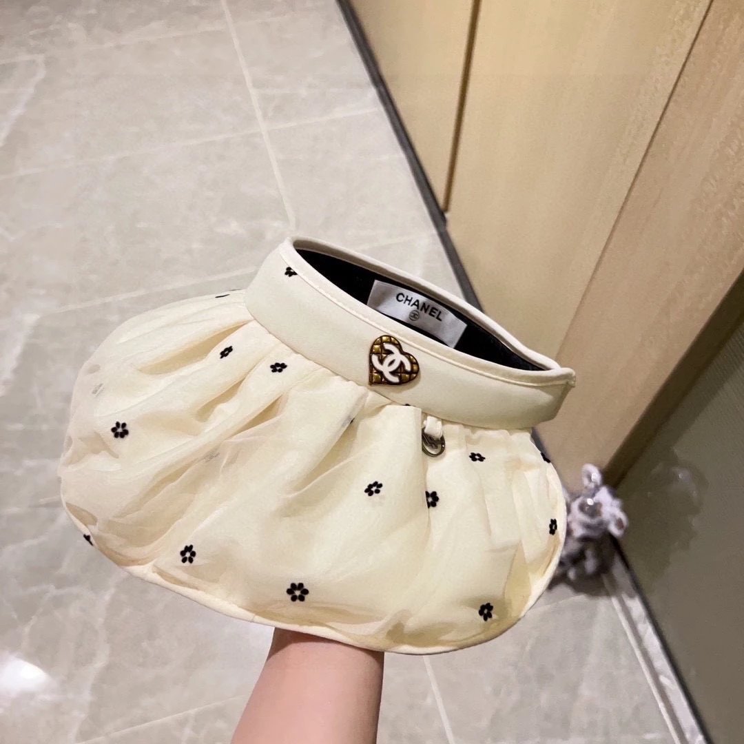 Chanel Hat Hat High Quality2024New Temperament Foldable Dual-Purpose Sun Hat Topless Hat,It Can Be Used as a Hair Band and Is Very Convenient!Lady joker~