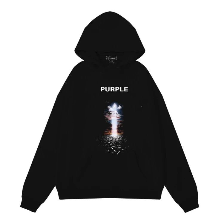 Purple Brand Hoodie Hooded Sweater Fashionablesweatshirt-SQ002