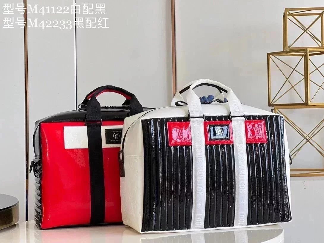 Louis Vuitton LV Travel Bag Top version 2022New NeoPorteDocumentsVoyage Handbag Briefcase Bag Large Capacity Portable Shoulder Messenger Bag Men's Bag Travel Bag M41122M42233