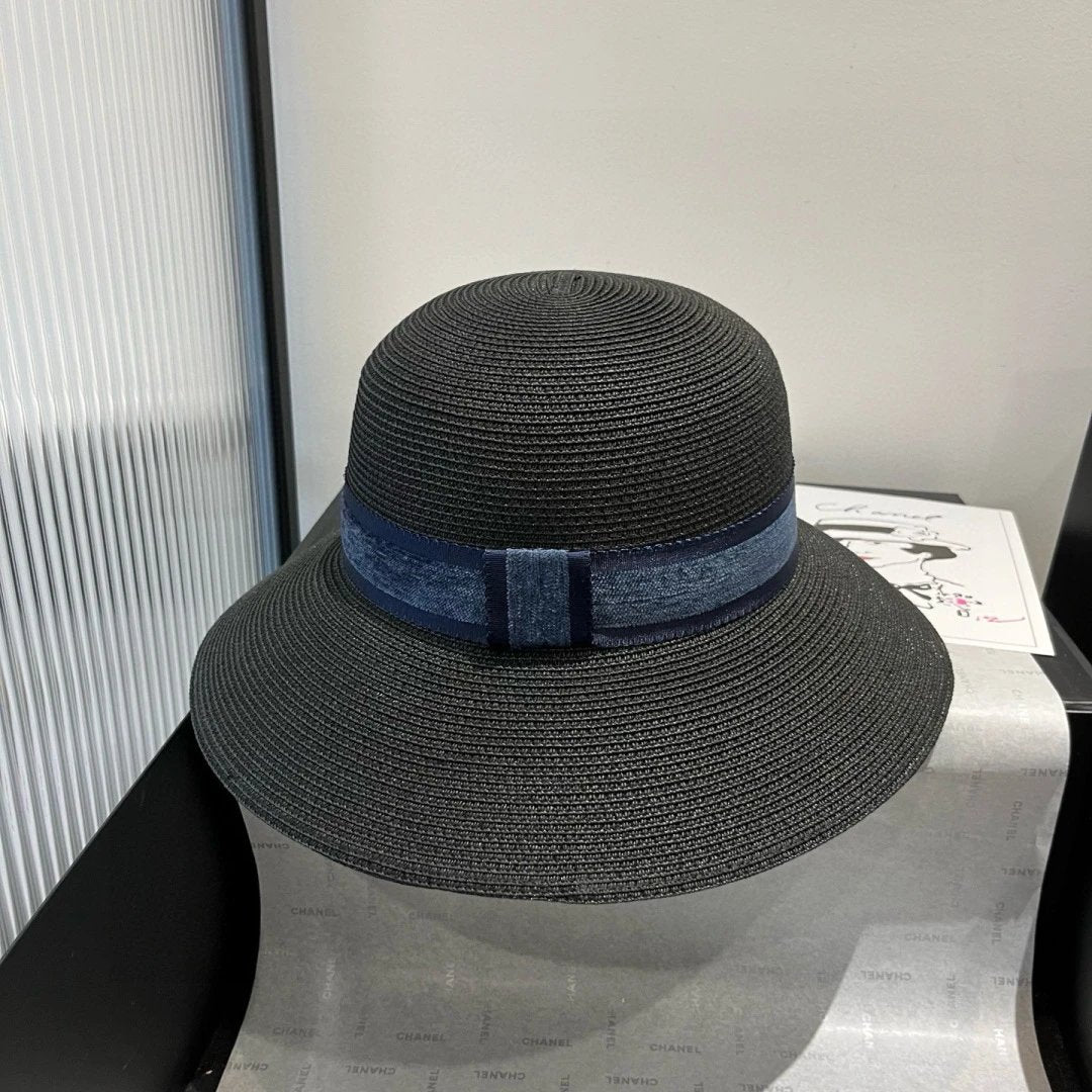 Dior Hat Brand Logo logo Fisherman Hat Casual Sun Protection Outdoor Versatile UV Protection Plain Face Covering Sun Hat Flat Top Bucket Hat