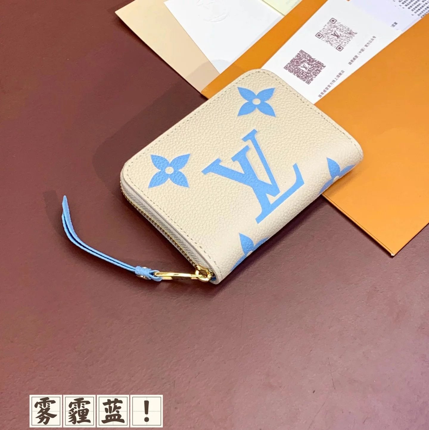 Louis Vuitton LV Wallets/Clutches Top version 【**Version】24Early Spring New Zipper Wallet Zipper Card Holder Coin Purse Women's Wallet M60574M69794