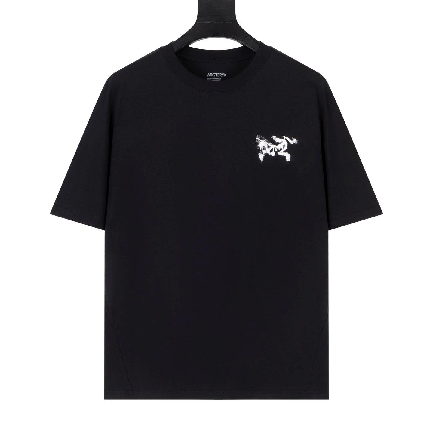 Arc'teryx T-shirt Back with Nine-Grid Pattern Print logo round Neck Short Sleeve25ss New pure cotton T Unisex T-Shirt OS Loose Fit Base Shirt Top Half Sleeve T-Shirt