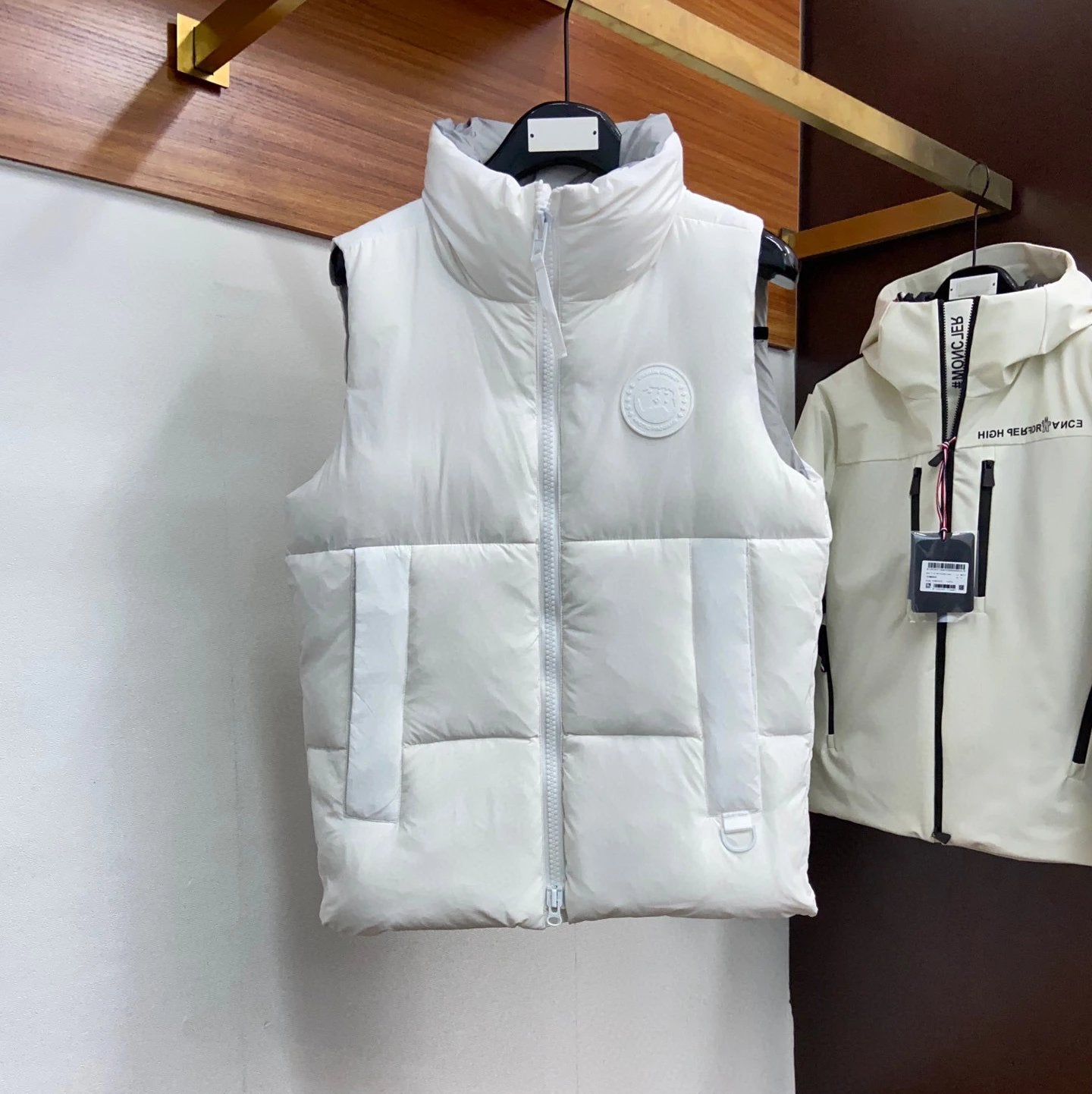 Canada Goose Down Jacket Top Version New Women's White Standard Capsule Warm down Vest