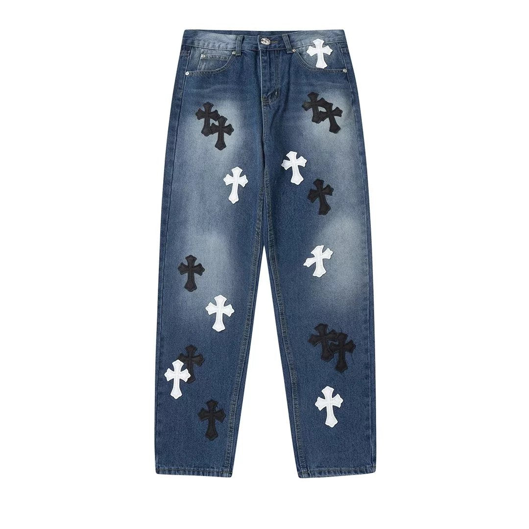 Chrome Hearts Jeans New Fashion All-Match Jeans