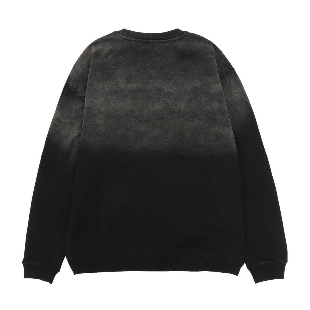 Chanel Hoodie Gradient Washed Flocking LOGO round Neck Sweater
size:S-L