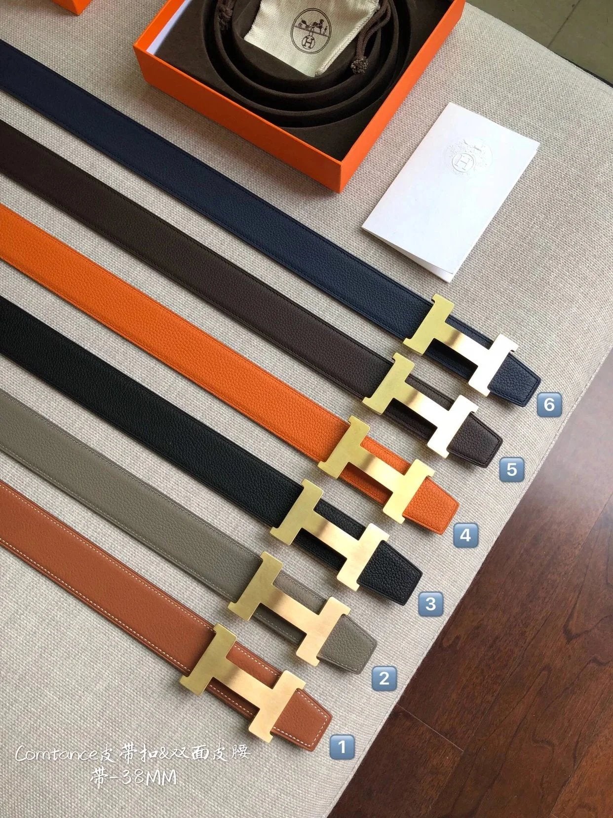Hermes Belt Top version High Quality Surrogate Shopping Grade Belt3.8Men's Belt