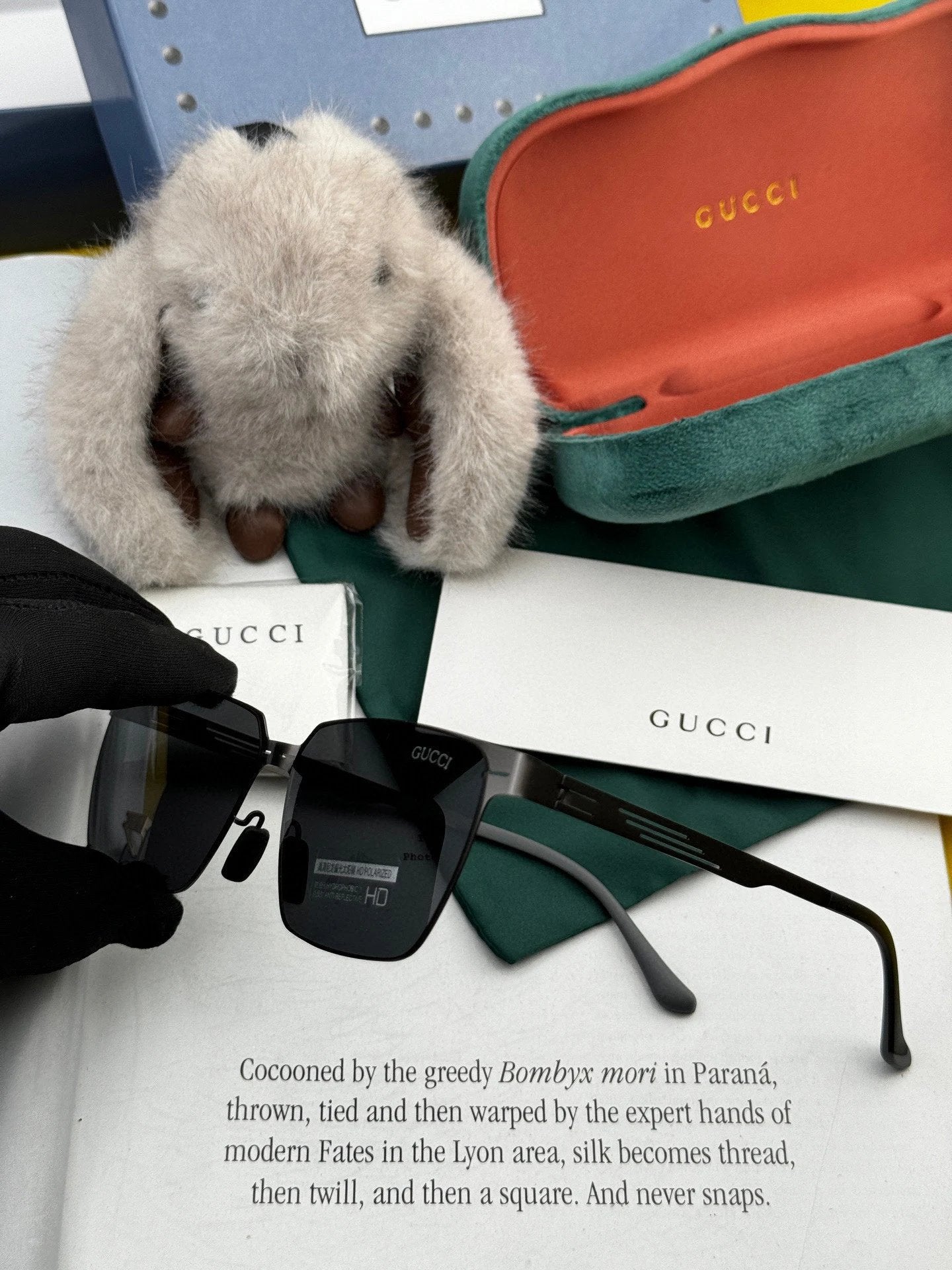 Gucci Sunglasses Sun ip Plated Sunglasses Slimming No Degree Unisex Couple Style UV Protection Driving Beach Fishing25ss New Sports Casual Versatile