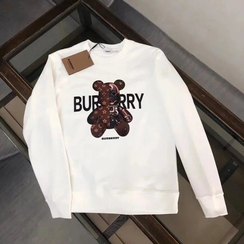 Burberry Hoodie New Autumn Versatile round Neck Sweater BY