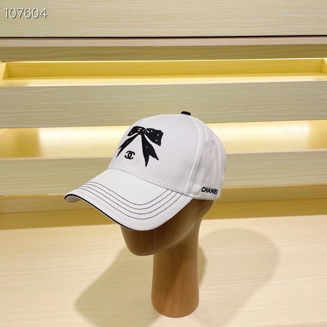 Chanel Hat New Baseball Cap,logo Bowknot Chic Fashion Design Running Volume New Product