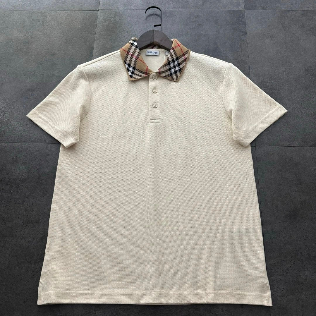 Burberry T-shirt Chest Small Icon logo Embroidery POLO Shirt Lapel Short Sleeve25ss New Unisex Summer Short Sleeve OS Loose T T-shirt Business Shore Half Sleeve Top plus Size T-shirt