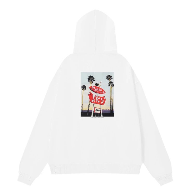 Purple Brand Hoodie Hooded Sweater Fashionablesweatshirt-SQ002