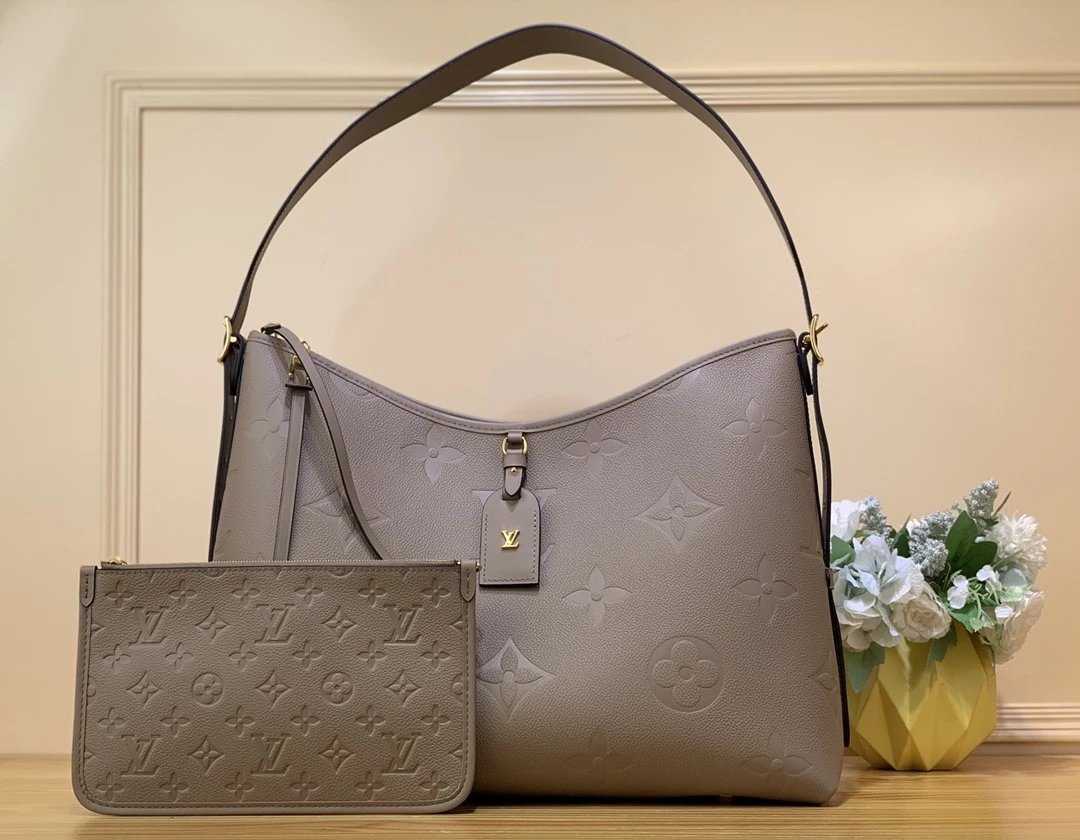 Louis Vuitton LV Women's Bag Top version Cream Blue Taro Purple Light Pink Tote Bag Handbag Underarm Bag Shoulder Handbag Women's Bag Medium Handbag Black Denim Denim Tote Bag