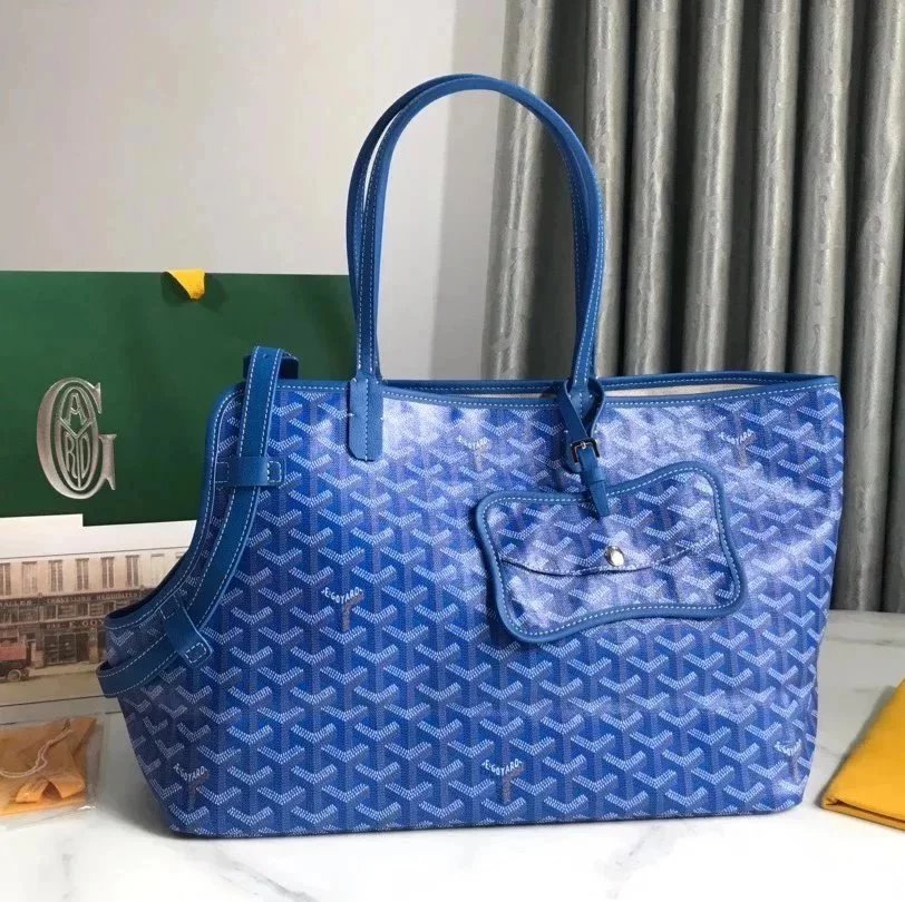 Goyard Bag Top version Elegant German New Product ChienGris&Pocket Pet Bag Travel Pet Bag Shopping Bag tote Cute Pet Bag Dog Bag Pet Bag