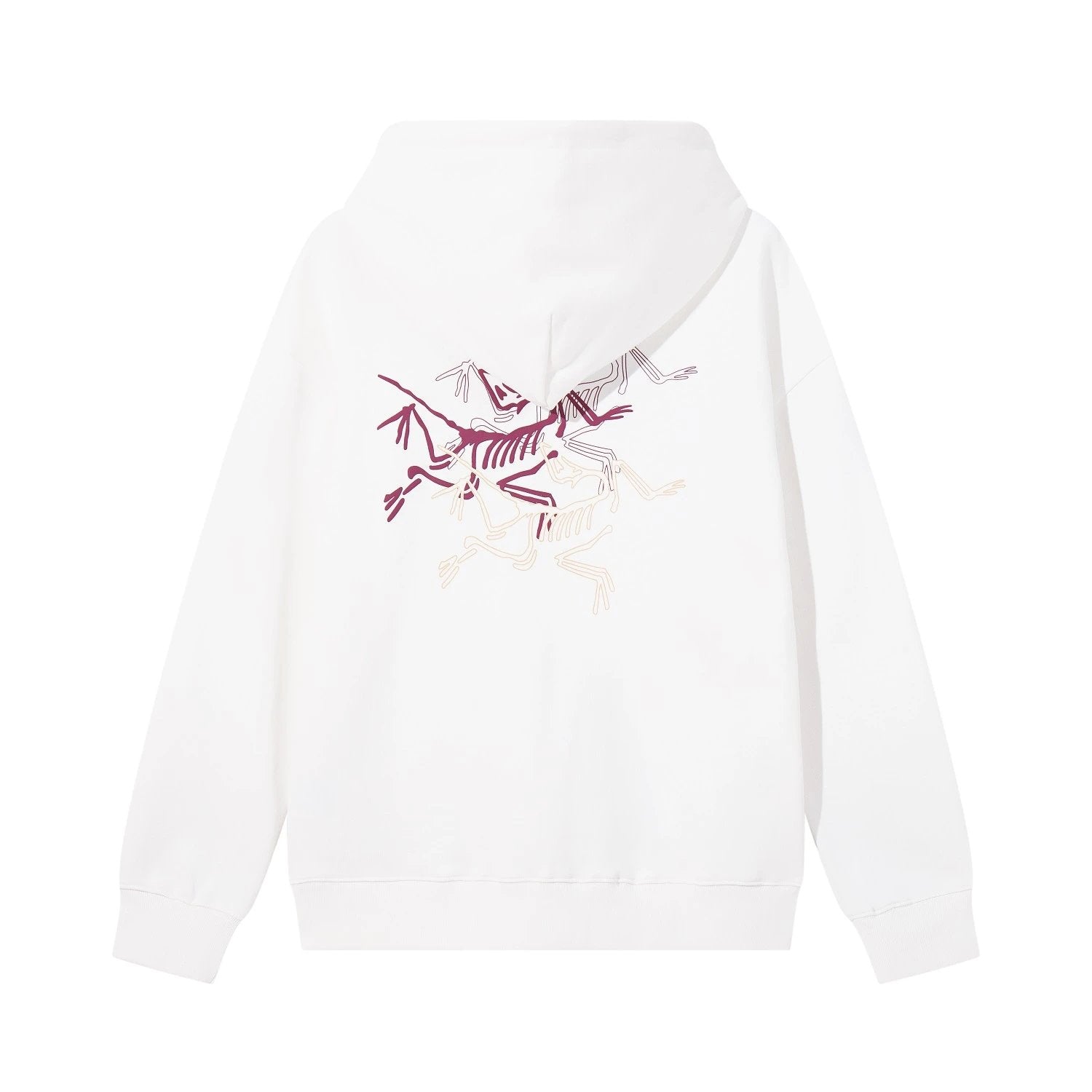 Arc'teryx Hoodie Dual Back Support logo Hooded Sweatshirt Hoodie Bird Home Jacket Top Unisex Sports Casual OS Loose fit versatile style