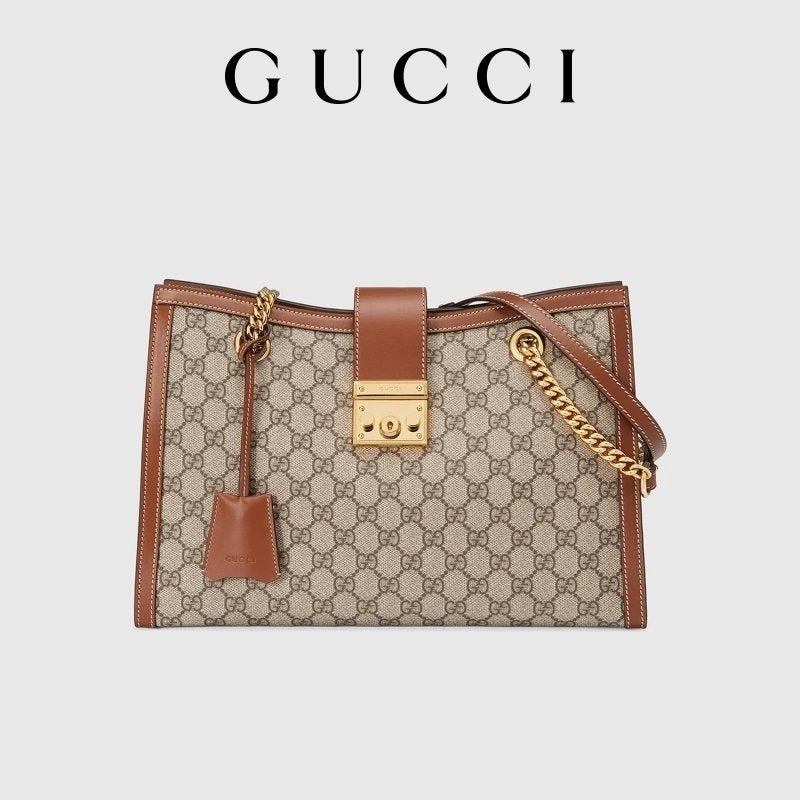 Gucci Bag Padlock Series Medium Women's Backpack Handbag Shoulder Bag