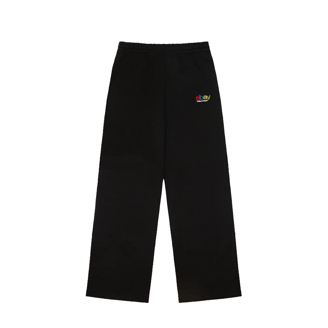 Balenciaga Sweatpants Loose Sweatpants Casual Pants Slim Fit Versatile Straight Pants Wide-leg Pants Sports Pants High-waisted Pants Unisex Pure Cotton Long Pants Sports Set24ss Autumn and Winter New Products