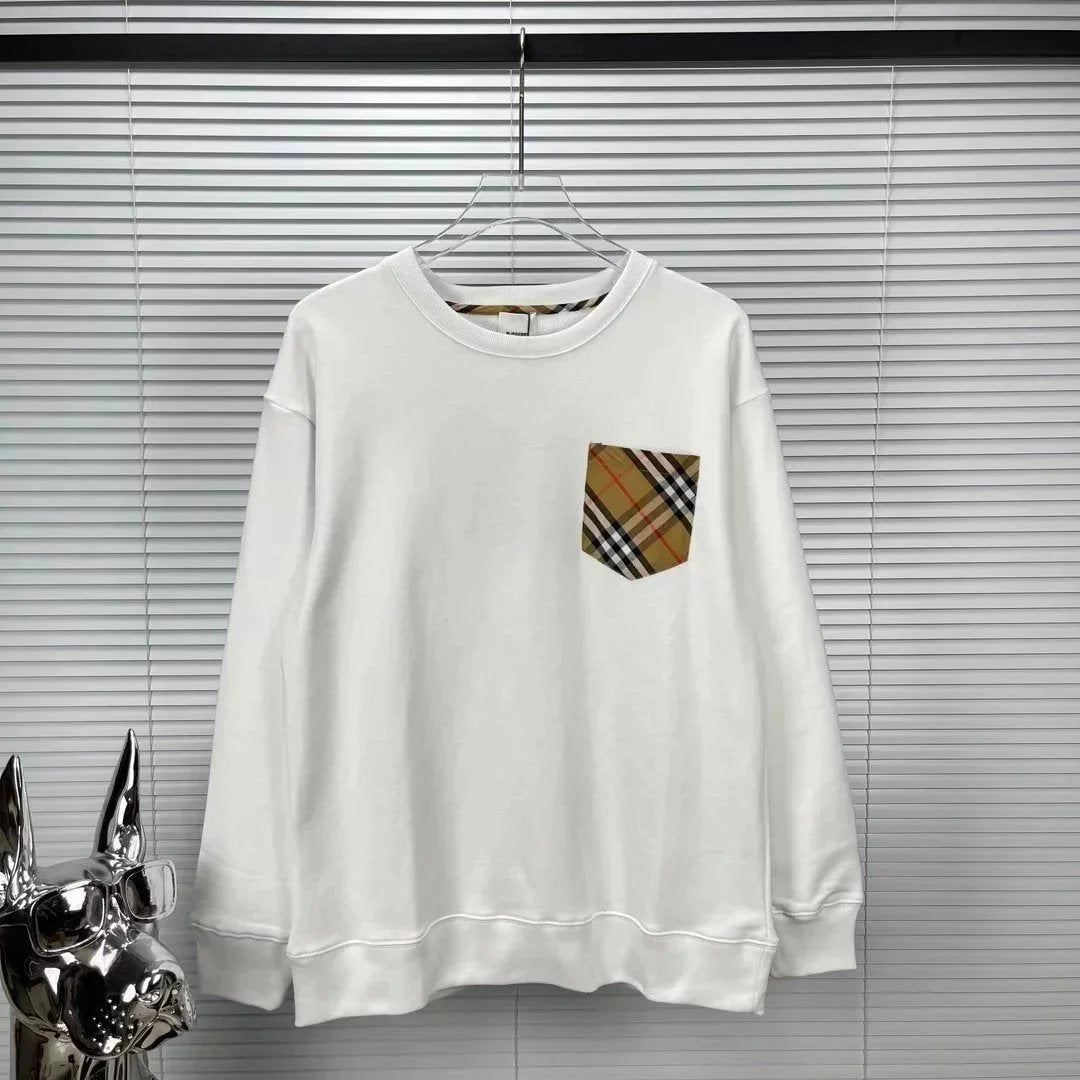 Burberry Hoodie New Autumn Versatile round Neck Sweater BY