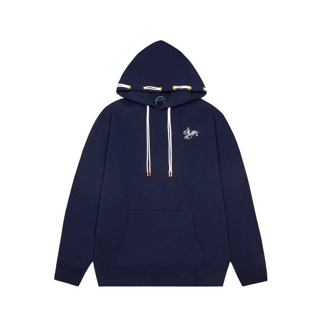 Dior Hoodie Navigation Series Bends and Hitches Embroidered Hoodie Hoodie Coat Top Men's and Women's Same Sports and Leisure OS Loose fit versatile style
