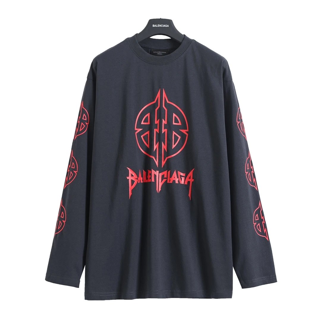 Balenciaga Hoodie 24FW Alien Double B Letter Long Sleeve T Pullover Sweatshirt Unisex Sports Casual Loose Fit Versatile New Autumn Winter Collection