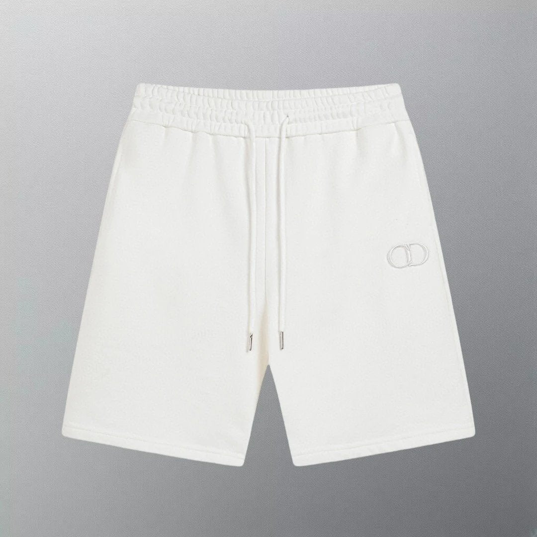 Dior shorts Previous version CD Letter Embroidery logo Five-point Shorts25ss New Drawstring Casual Pants for Men and Women, Summer Style5Two-in-One Casual Sweatpants Pure Cotton Joggers