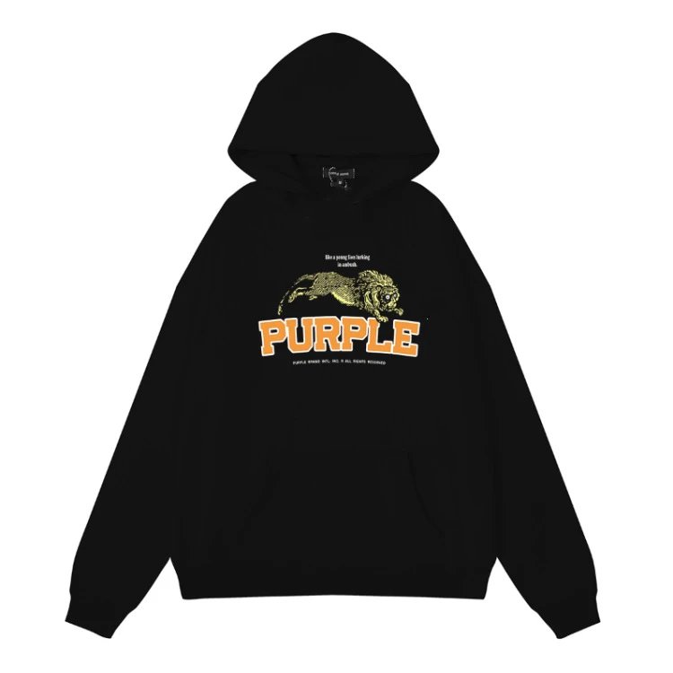 Purple Brand Hoodie Hooded Sweater Fashionablesweatshirt-SQ002