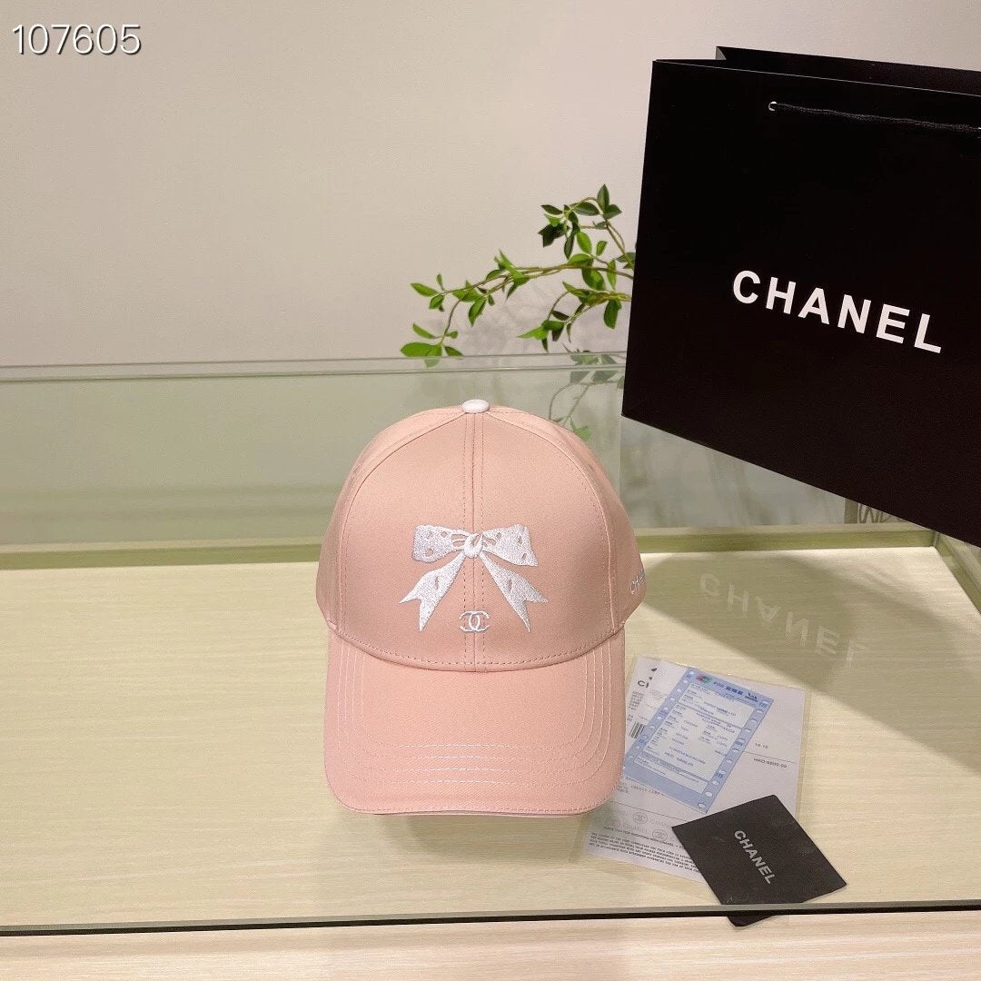 Chanel Hat New Baseball Cap,logo Bowknot Chic Fashion Design Running Volume New Product