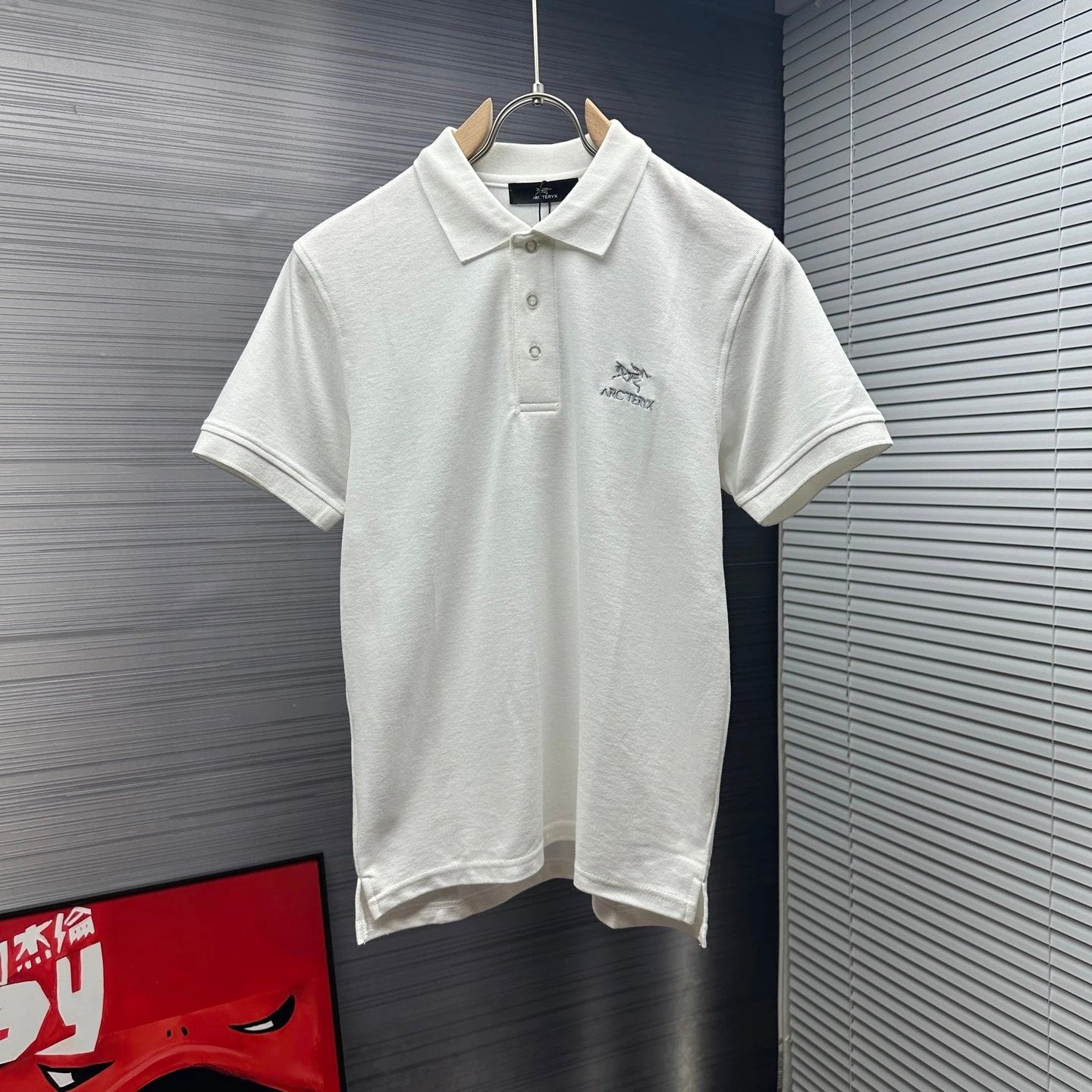 Arc'teryx T-shirt Chicken Breast Frame logo Embroidery POLO Shirt Lapel Short Sleeve25ss New Unisex Summer Short Sleeve OS Loose T Business Half Sleeve Shirt Plus Size T-Shirt