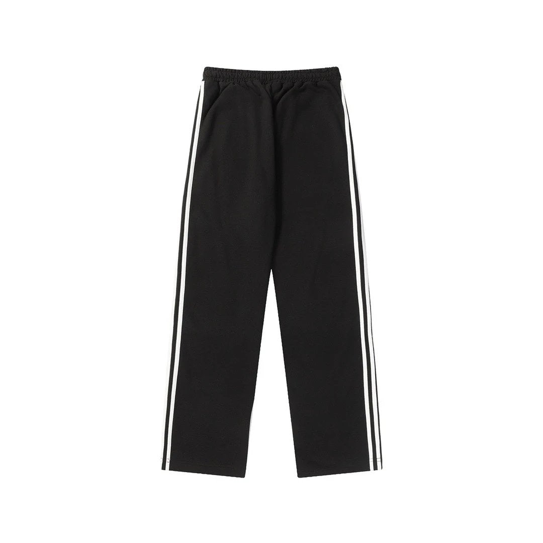 Balenciaga Sweatpants Collaboration Embroidery LOGO Straight Leg Sweatpants Sports Pants Autumn Unisex Long Pants Drawstring Winter Loose Plus Size Casual Pants High Waist