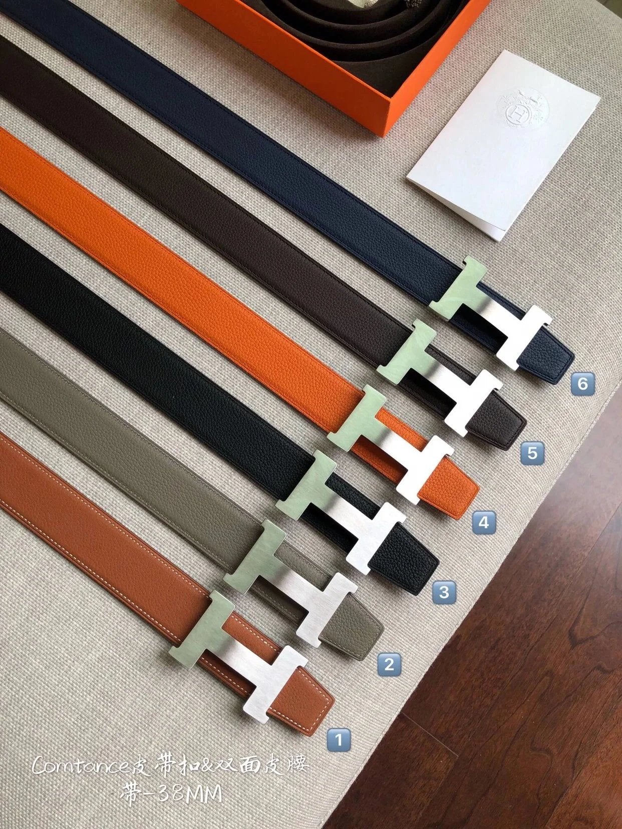 Hermes Belt Top version High Quality Surrogate Shopping Grade Belt3.8Men's Belt