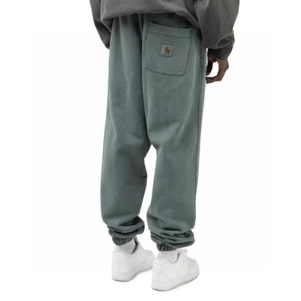 Carhartt Sweatpants Overalls Top Version Old Counter Same Style Cotton Sweat Pants Same Style for Men and Women Loose Fashion Brand2024Versatile Casual Pants Sports Trousers