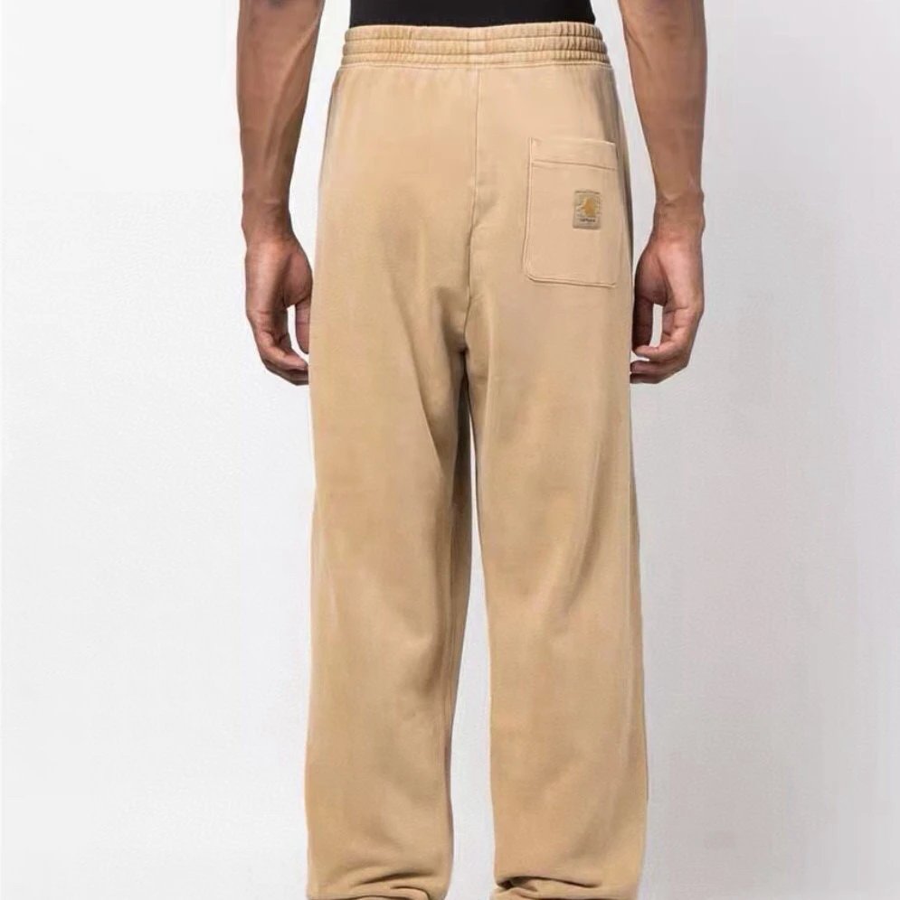 Carhartt Sweatpants Overalls Top Version Old Counter Same Style Cotton Sweat Pants Same Style for Men and Women Loose Fashion Brand2024Versatile Casual Pants Sports Trousers