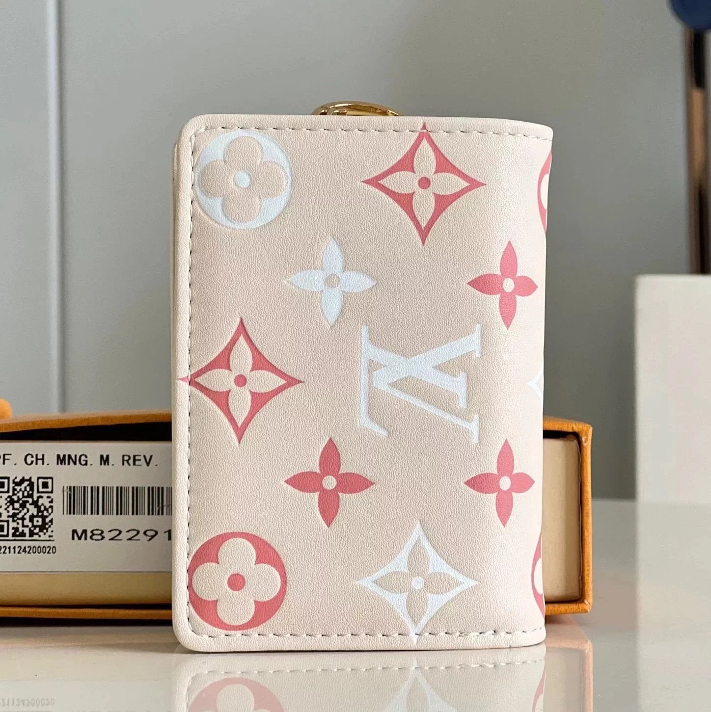Louis Vuitton LV Wallets/Clutches Top version 【New Premium Version】Original Leather M82291This Style Lou Wallet with Fluffy Lambskin Wallet Clutch Ladies New Wallet Wallet Wallet M82290Long Wallet