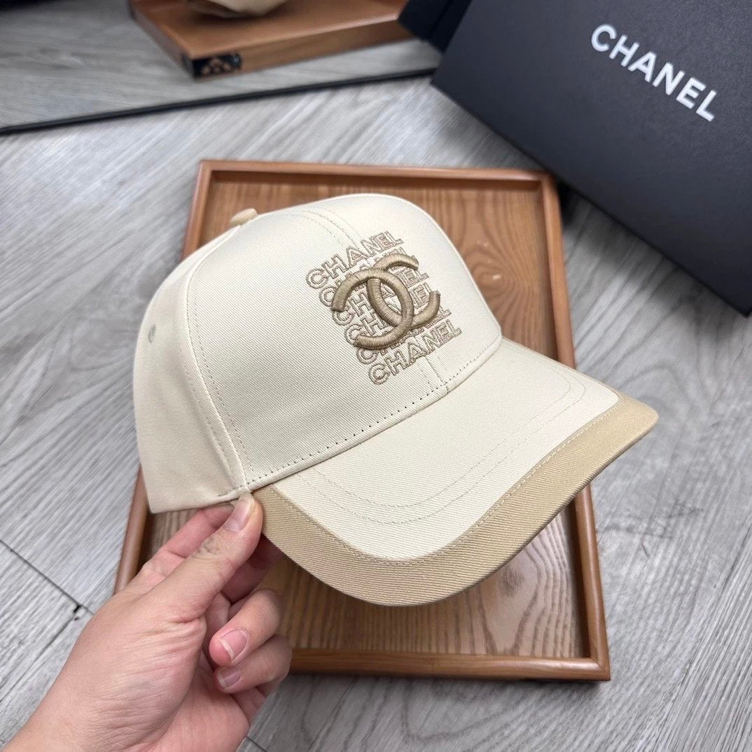 Chanel Hat Peaked Cap C Home Hat High Version New Baseball Cap!Material:Pure Cotton!Good Air Permeability!Spring Windshield,Summer Sun Protection!