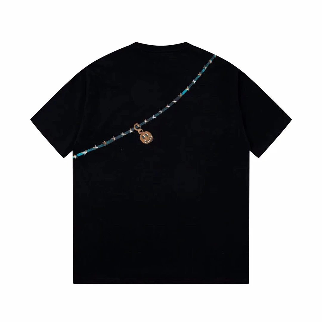Chanel T-shirt Hand-Painted Bag Short Sleeve T T-shirt Fashion Limited Edition,The Latest Short Channels in Summer t Hand-Painted Chain Bag Logo Printing Design,Couple with Super Invincible Charm and High Ability to Wear,Summer Elegant Wear plus Body
