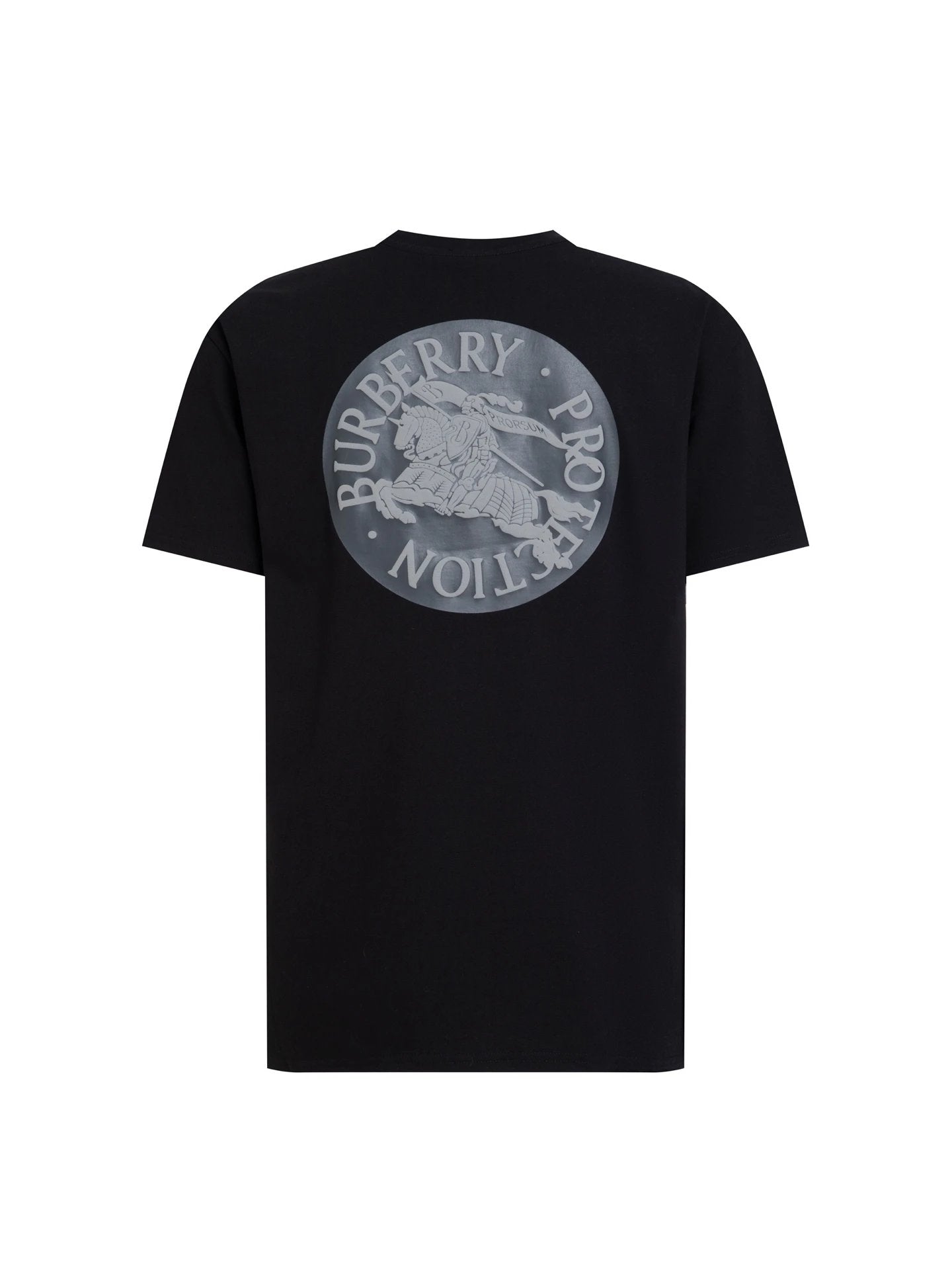 Burberry T-shirt Back Circle Print logo round Neck Short Sleeve25ss New Pure Cotton Unisex Style T Casual T-Shirt Base Layer Shirt OS Loose Fit Half Sleeve Top Plus Size