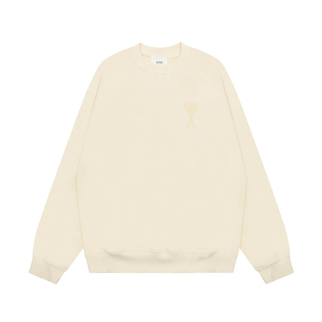 Ami Hoodie Ami Hoodie Autumn and Winter All-Match Fashion round Neck Sweater023