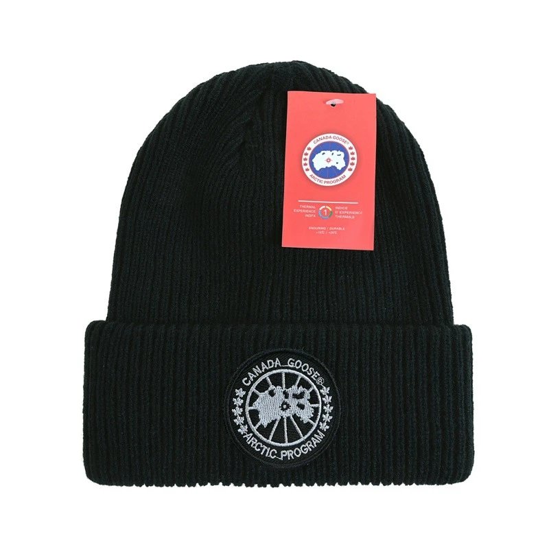 Canada Goose Hat Wool Hat Outdoor Slipover Knitted Hat-CY