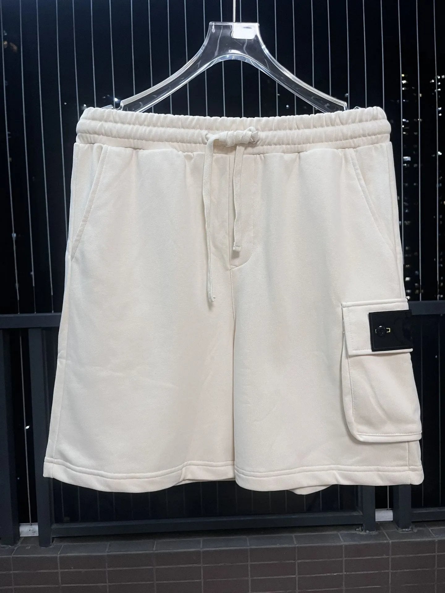 Stone Island Sweatpants Summer New Pocket Armband Basic Casual Look at Men's and Women's Five-Point Shorts Fashion Generation Hair