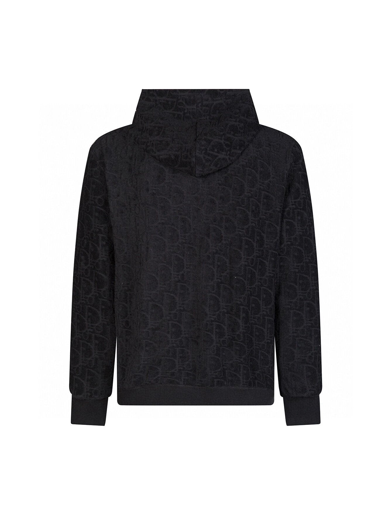 Dior Jackets Presbyopic Full Print Towel Embroidery Jacquard Stitching Presbyopic Hat Hooded Coat for Men and Women