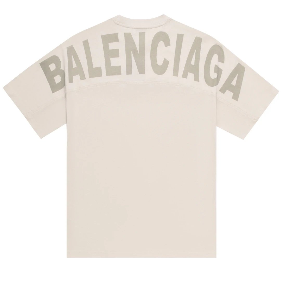 Balenciaga T-shirt 25ss New Pure Cotton Unisex Style T T-shirt OS Loose Fit Base Shirt Short Sleeve Top T-Shirt