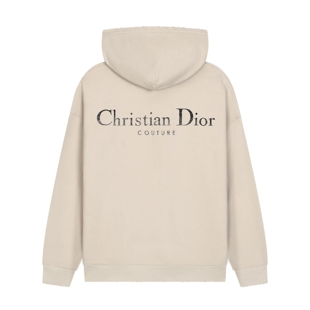 Dior Hoodie Classic Logo Printed Hoodie Casual Loose Fit Versatile Pullover Sweatshirt os Unisex Sports Tracksuit Base Shirt24ss Autumn and Winter New Products