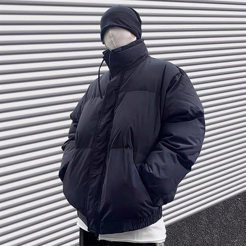 ESSENTIALS Down Jacket Top Version Double Line Warm Quilted Jacket Cotton-Padded Coat Men's and Women's Same Reflective Cotton-Padded Jacket down Cotton