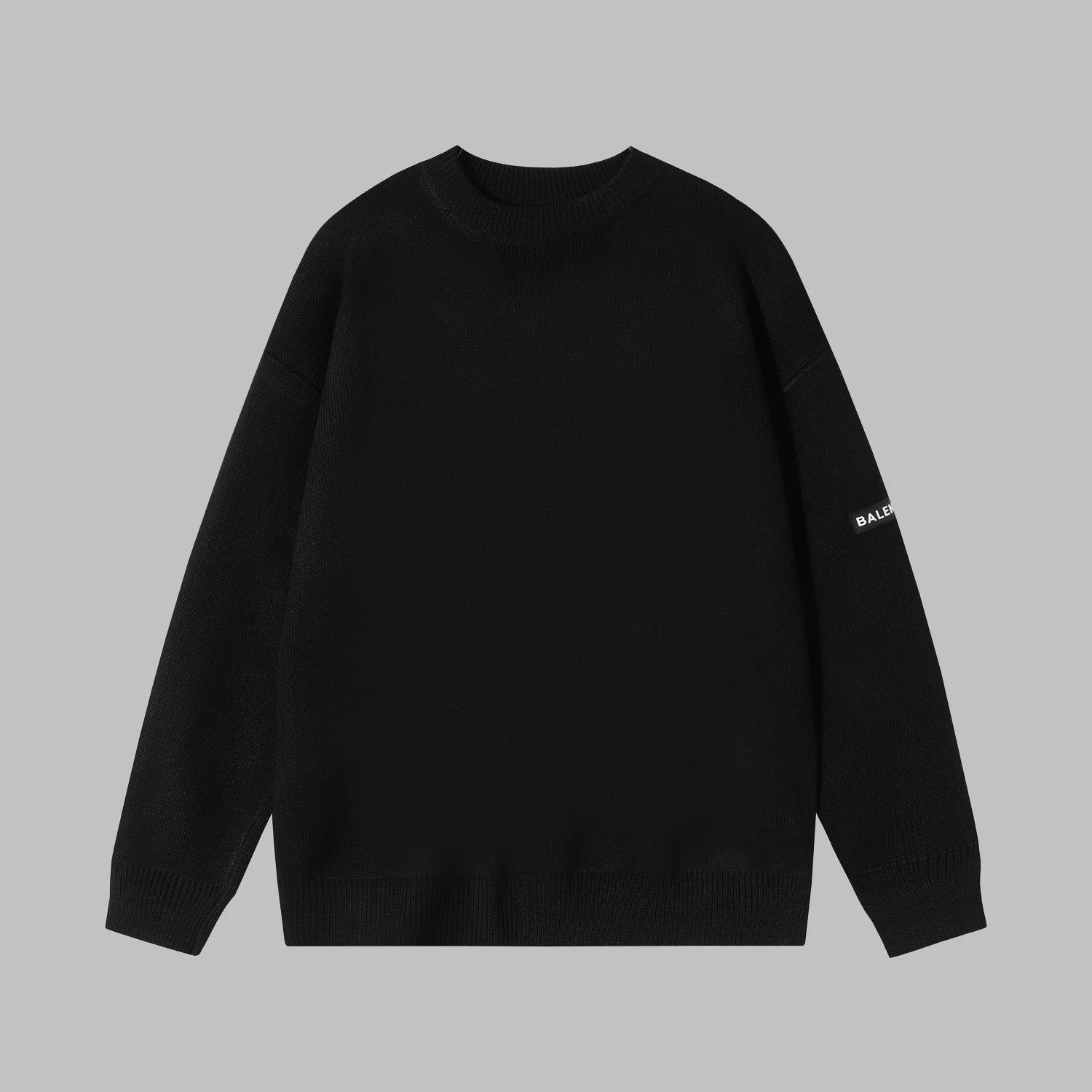 Balenciaga Sweater Minimalist Oversized Crew Neck Sweater Long Sleeve Pullover Unisex Thickened OS Loose Fit Top Versatile Casual Jacket Lazy Style