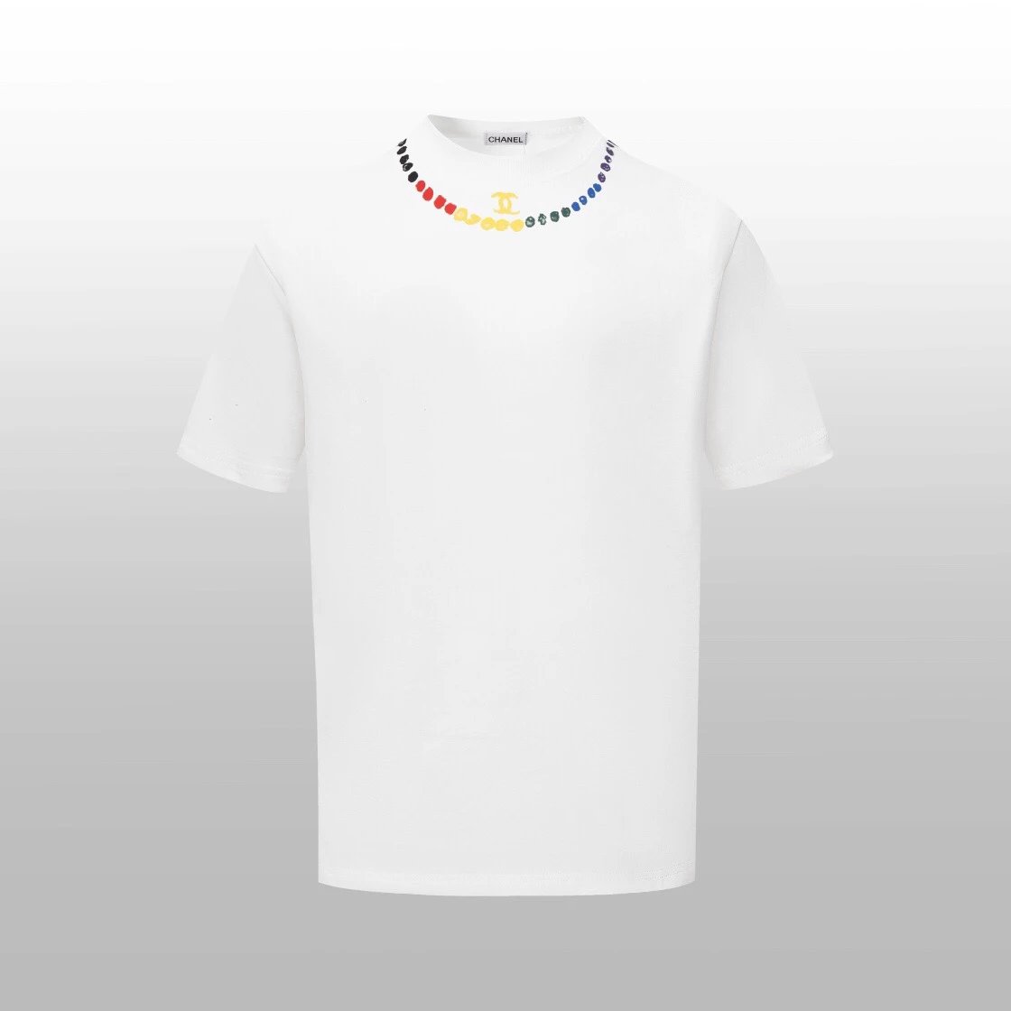Chanel T-shirt Short Sleeve T T-shirt Hand-Painted Pattern Short Sleeve
-Color:Black and White
-Size:XSSML
-Accessories:Full Set of Customized Accessories
-Version:Loose Men and Women Same Style