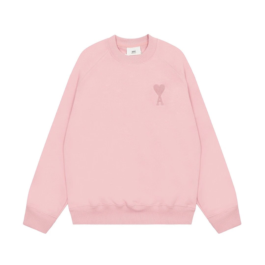 Ami Hoodie Ami Hoodie Autumn and Winter All-Match Fashion round Neck Sweater023