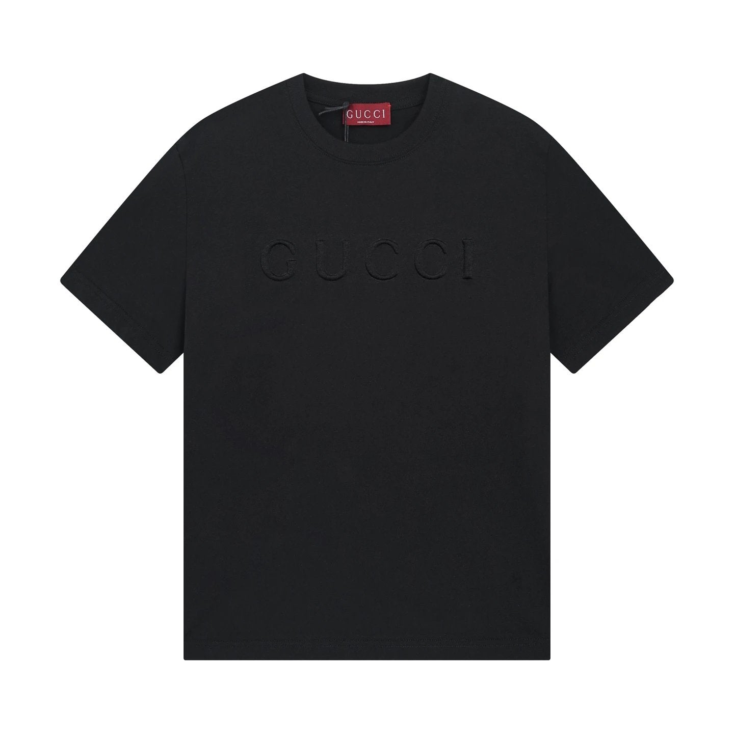 Gucci T-shirt Chest Letter Die-cast logo round Neck Short Sleeve25ss New pure cotton T Unisex T-Shirt OS Loose Fit Base Shirt Top Half Sleeve T-Shirt