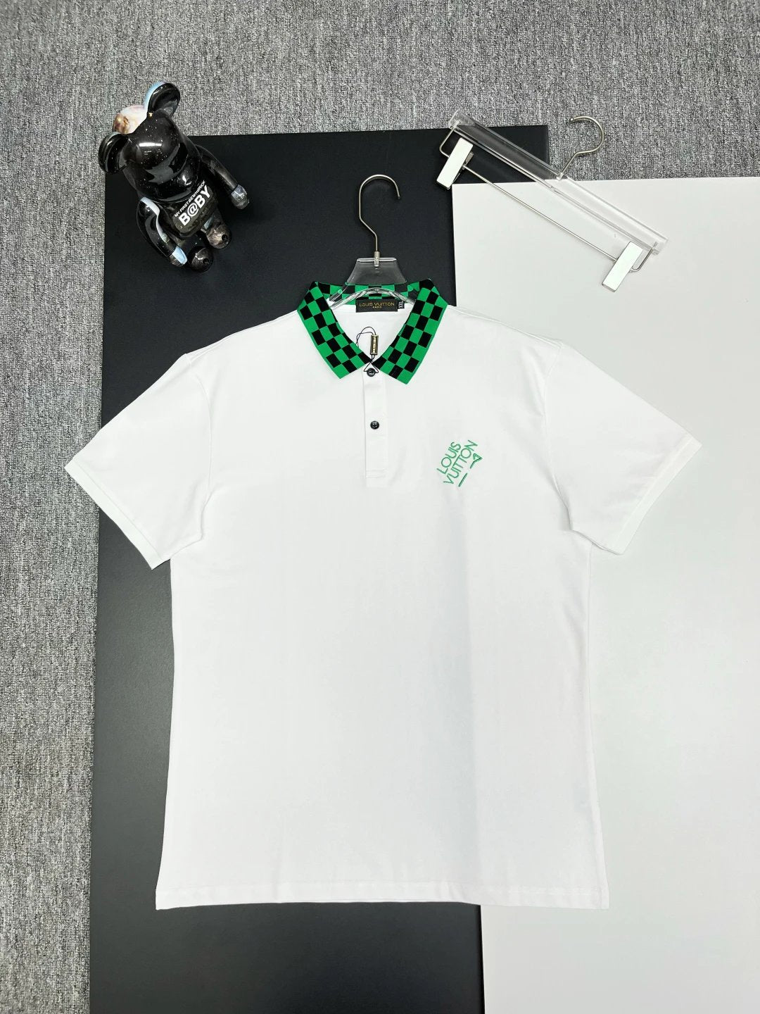 Louis Vuitton LV T-shirt Chest Letters logo Embroidery POLO Shirt Lapel Short Sleeve25ss New Unisex Commuter Short Sleeve Summer Loose Fit T Business Shirt Plus Size T-Shirt