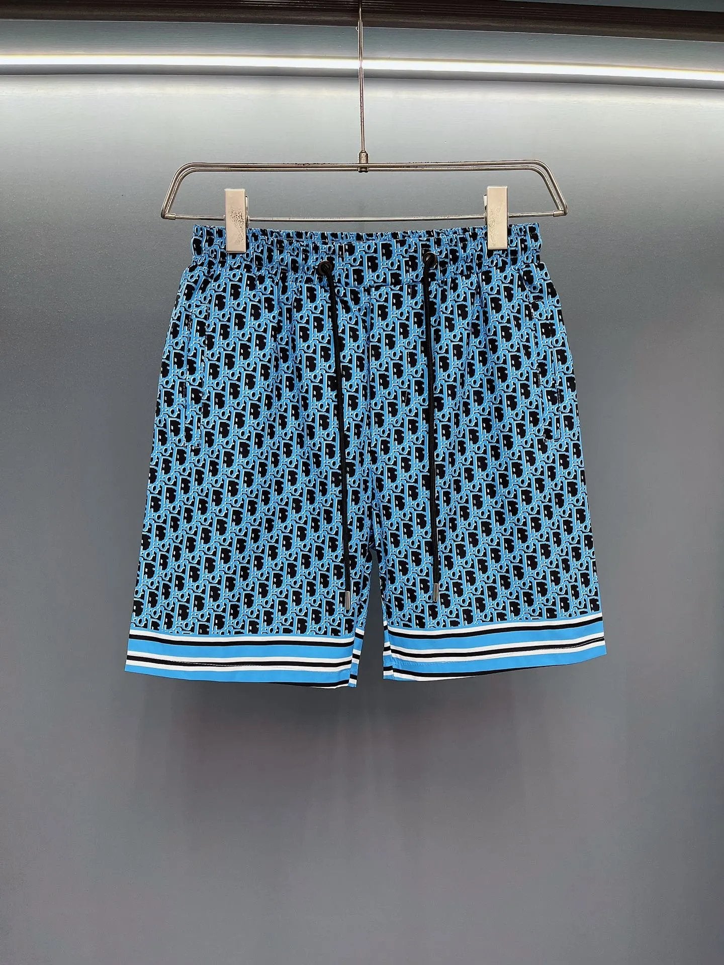 Dior shorts Allover Letter Print logo Beach Shorts25ss New Men's and Women's Five-Point Shorts Same Style os Loose Quick-Dry Casual Trendy Brand Big Shorts5Pants