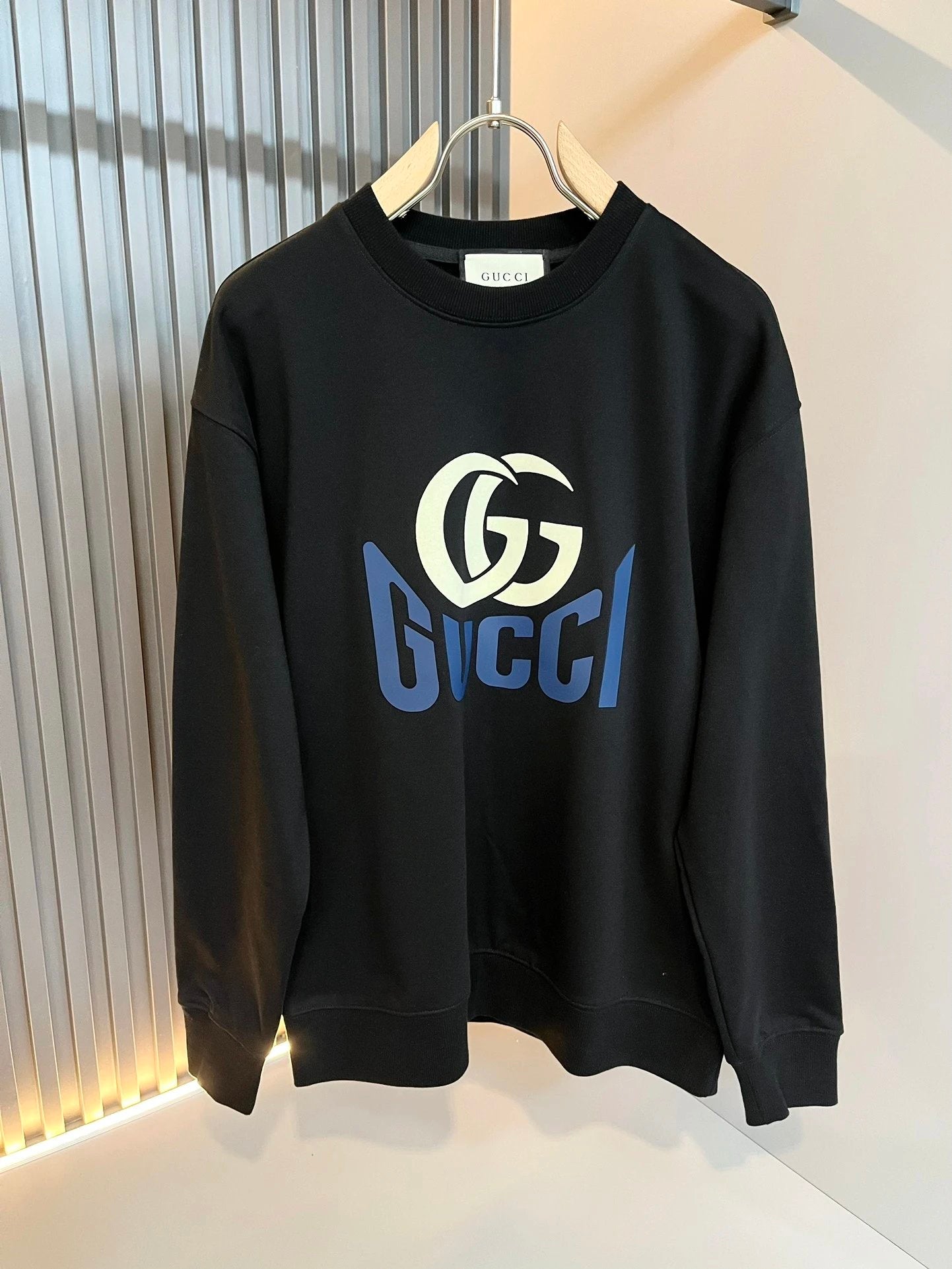 Gucci Hoodie Chest logo Element Print Crewneck Sweatshirt Pure Cotton Casual Loose Fit Versatile Pullover Sportswear Top os Unisex Style24ss Autumn and Winter New Products