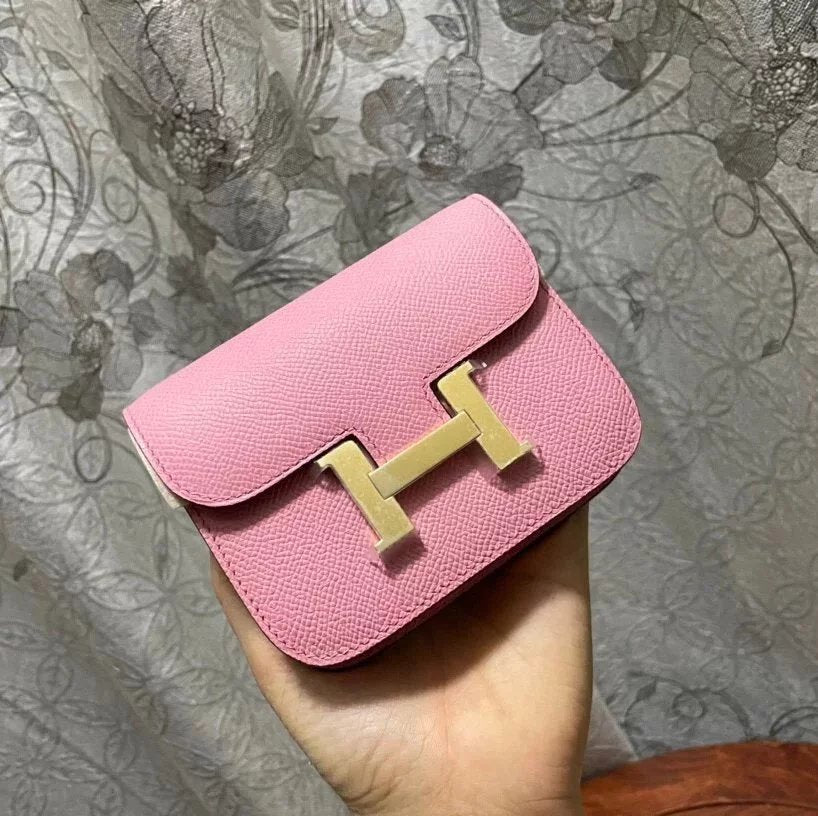 Hermes women's bag Top version Exclusive Gao Ding H Jiaaima Waist Bag Chest and Waist Bag Pig Nose Stewardess Bag ConstanceSlimmini Waist Bag Mini Kangkang Waist Bag Kangkang Wallet Women's Unisex